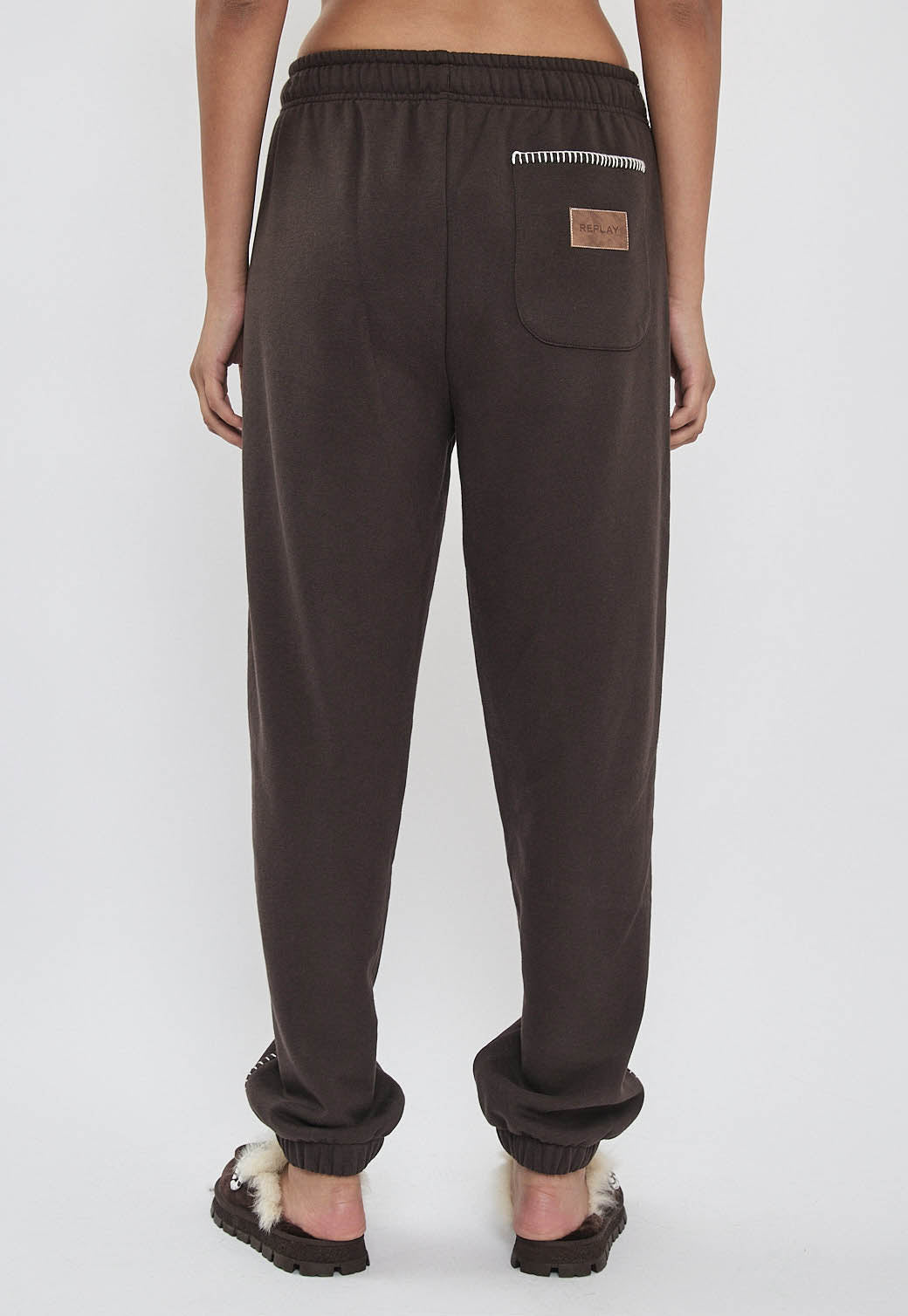 סט טרנינג לנשים חום ריפליי