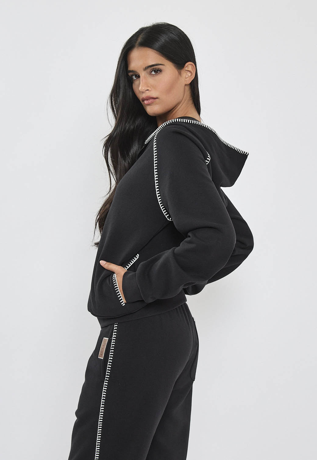 סט טרנינג לנשים של ריפליי שחור