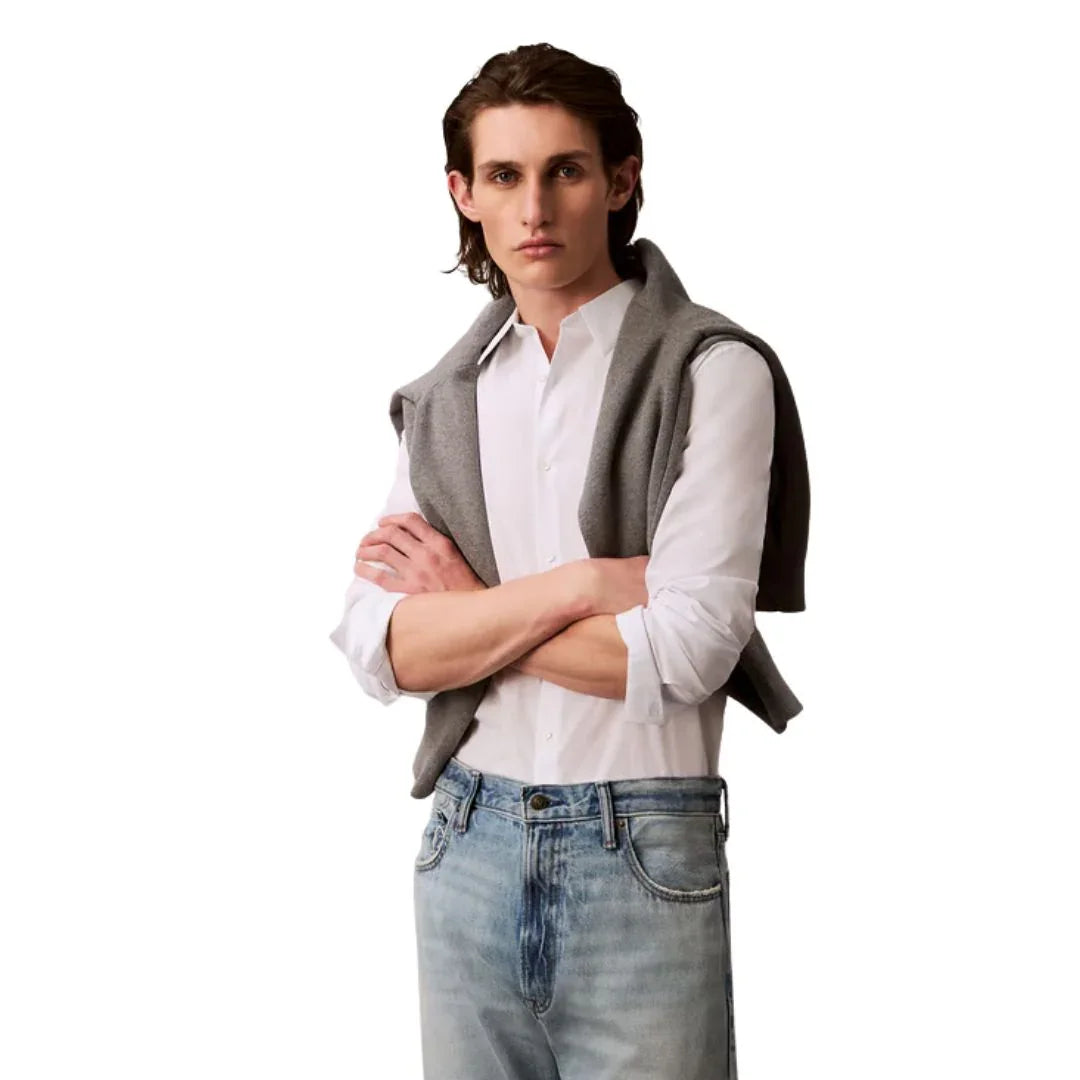 LV04LB145G YAA LS SOLID STRETCH SLIM SHIRT