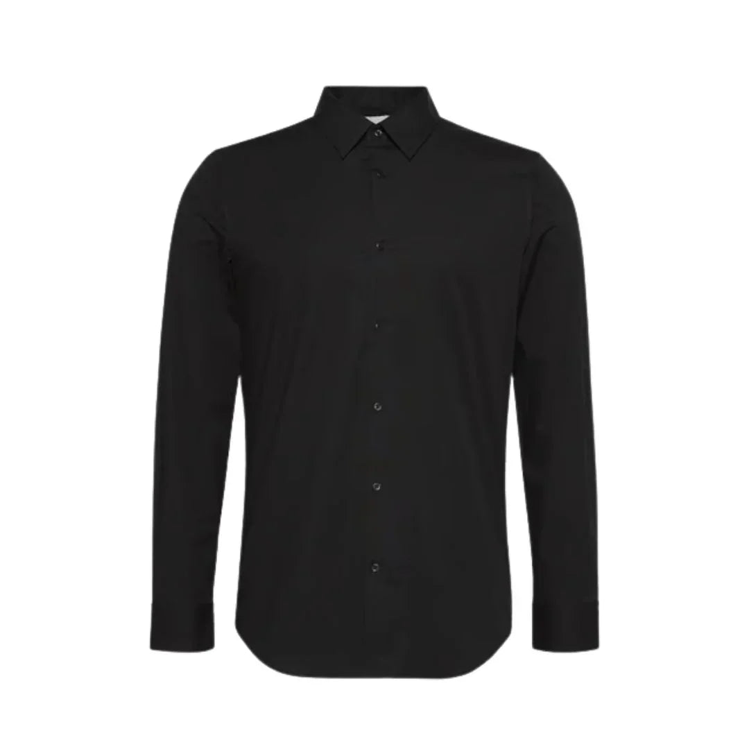 LV04LB145G UB1 LS SOLID STRETCH SLIM SHIRT