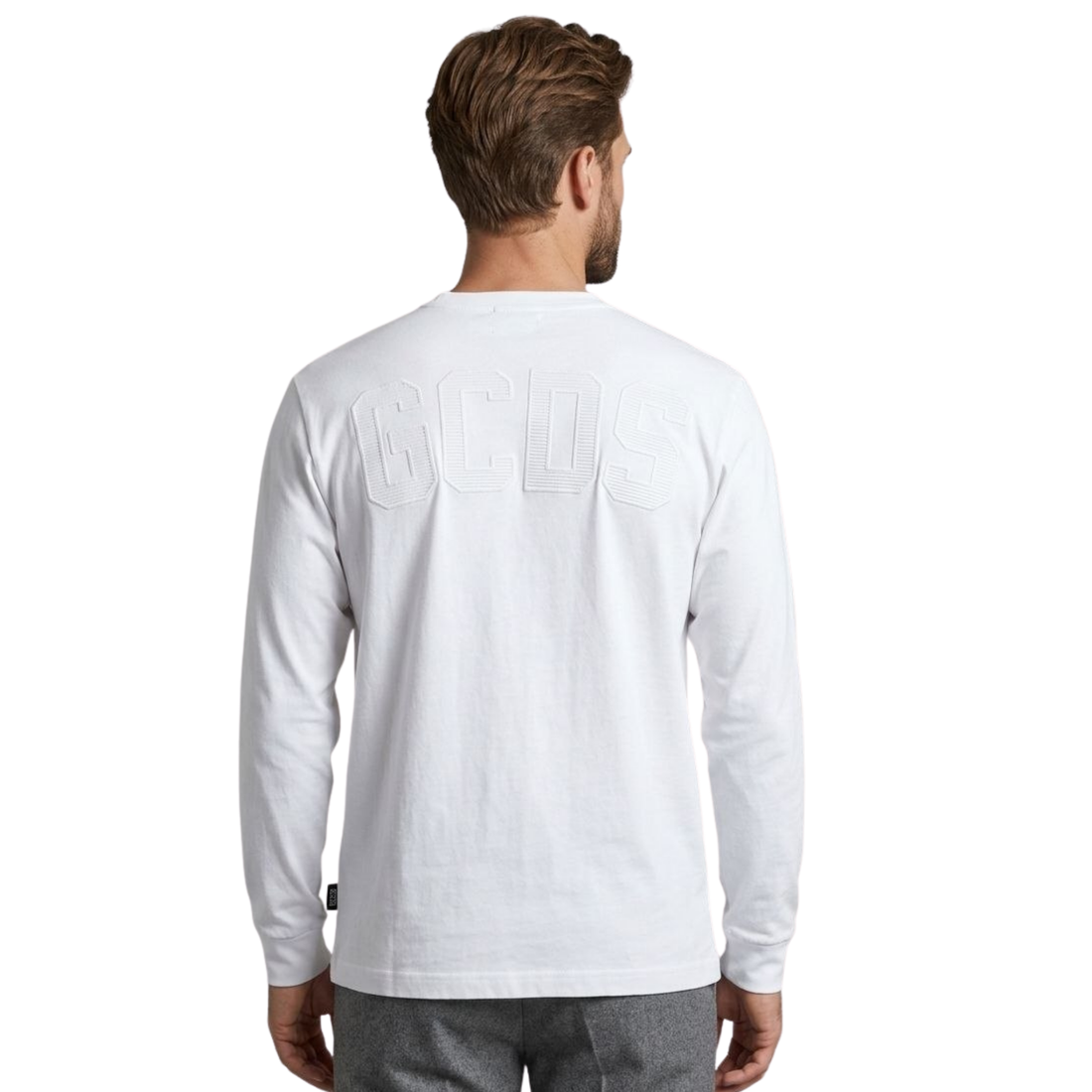 GCDS T-SHIRT ML05 WHITE