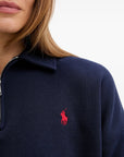 211B18685 010 KNIT-HALF ZIP-SWEATSHIRT