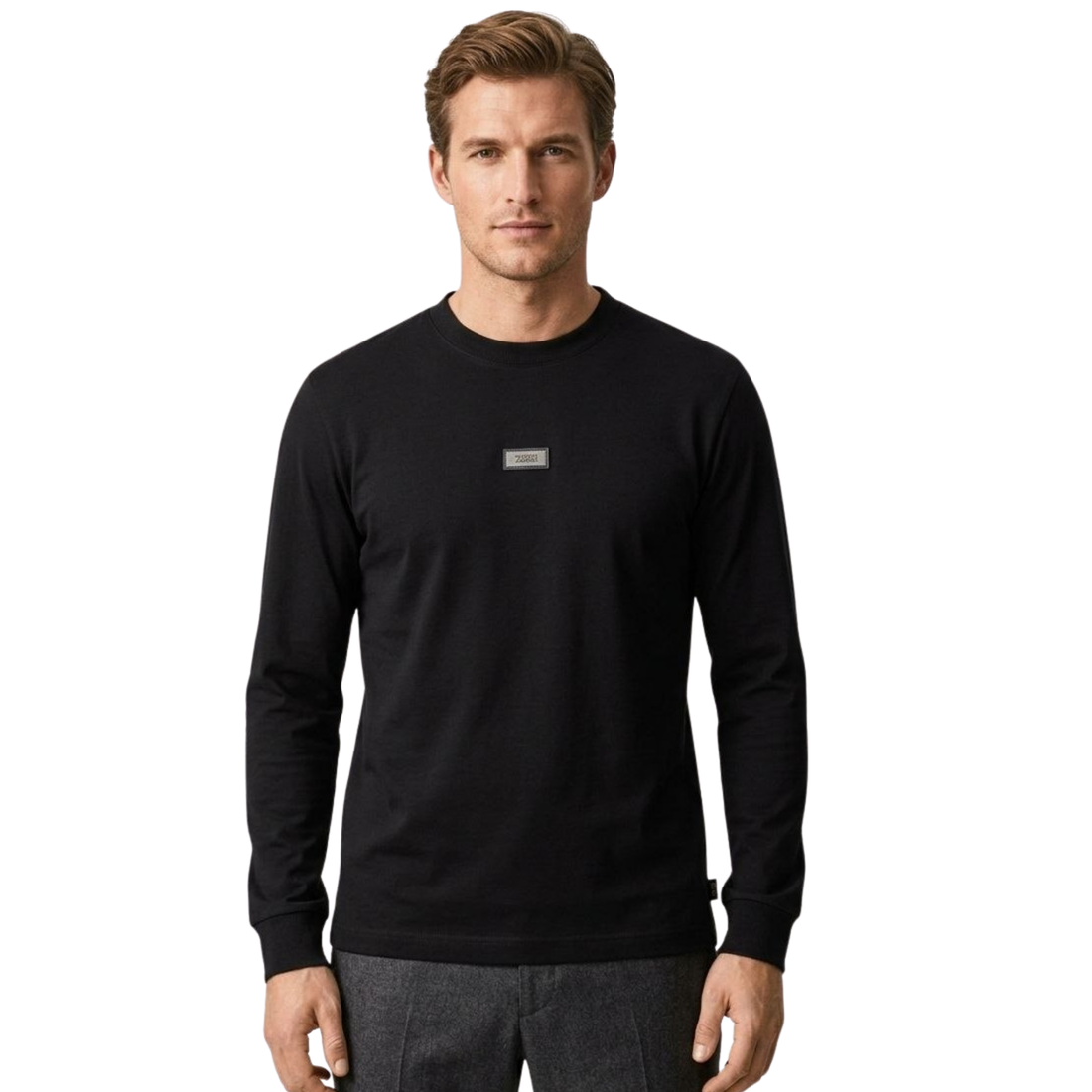 GCDS T-SHIRT ML20 BLACK