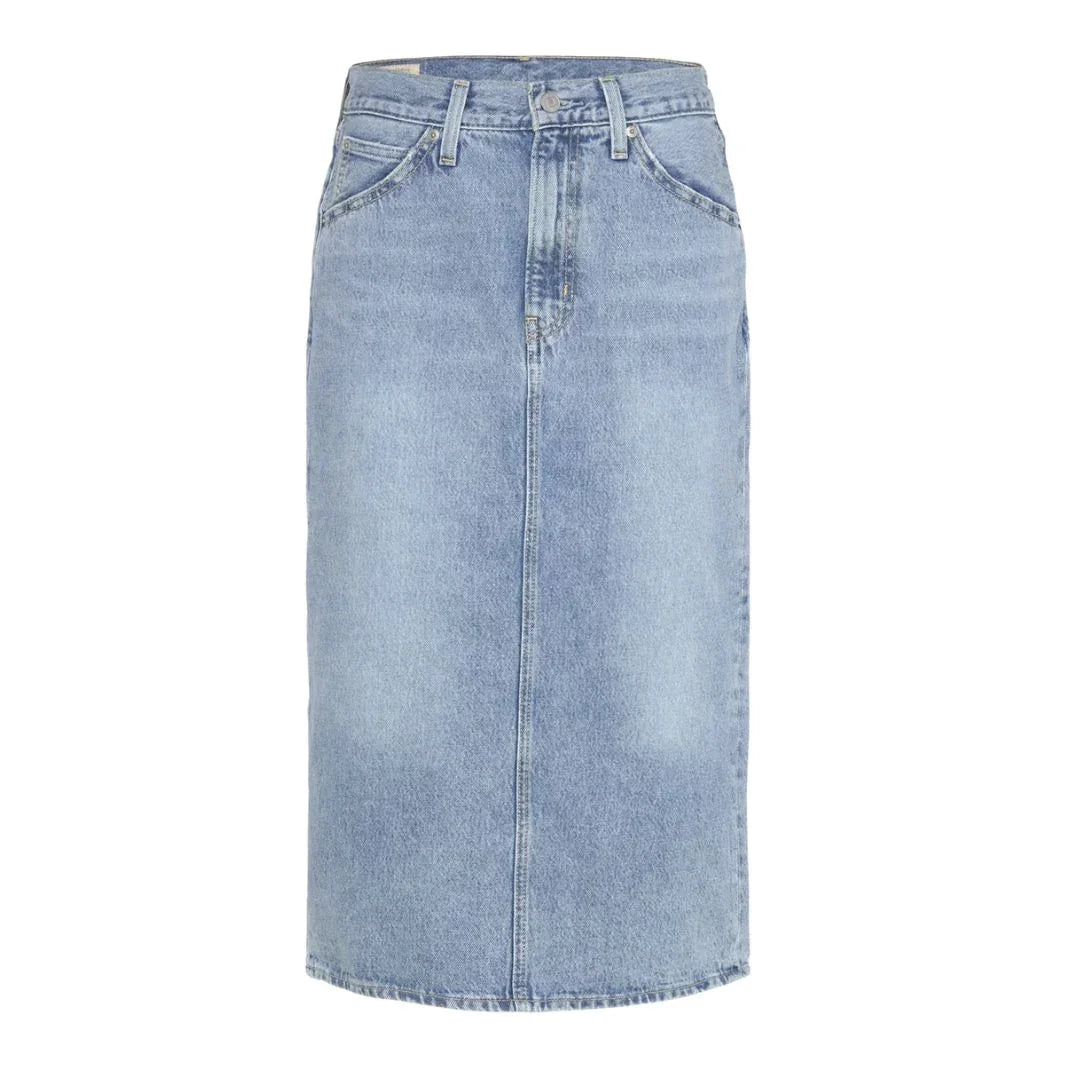 Hr Back Slit Skirt 001VH-0000