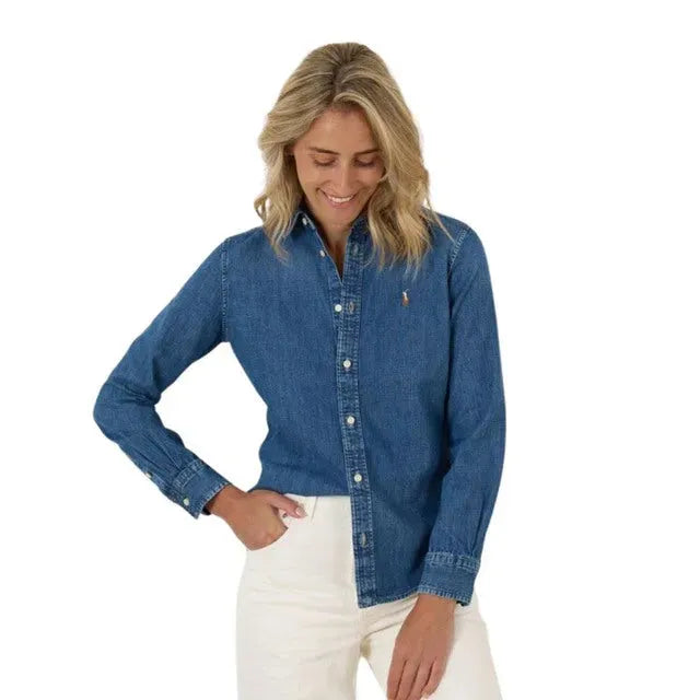 LS CRLTE ST-LONG SLEEVE-BUTTON FRONT SHIRT 211969458 001
