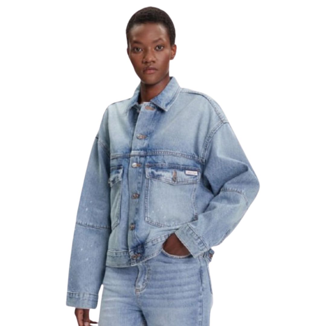 LV047C730G X0N DENIM JACKET RAINY BLUE
