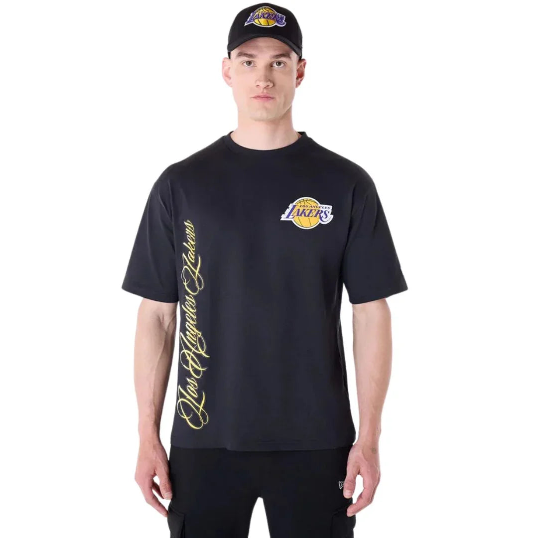 NBA FONT GRAPHC TEE LOSLAK BLK 60596427