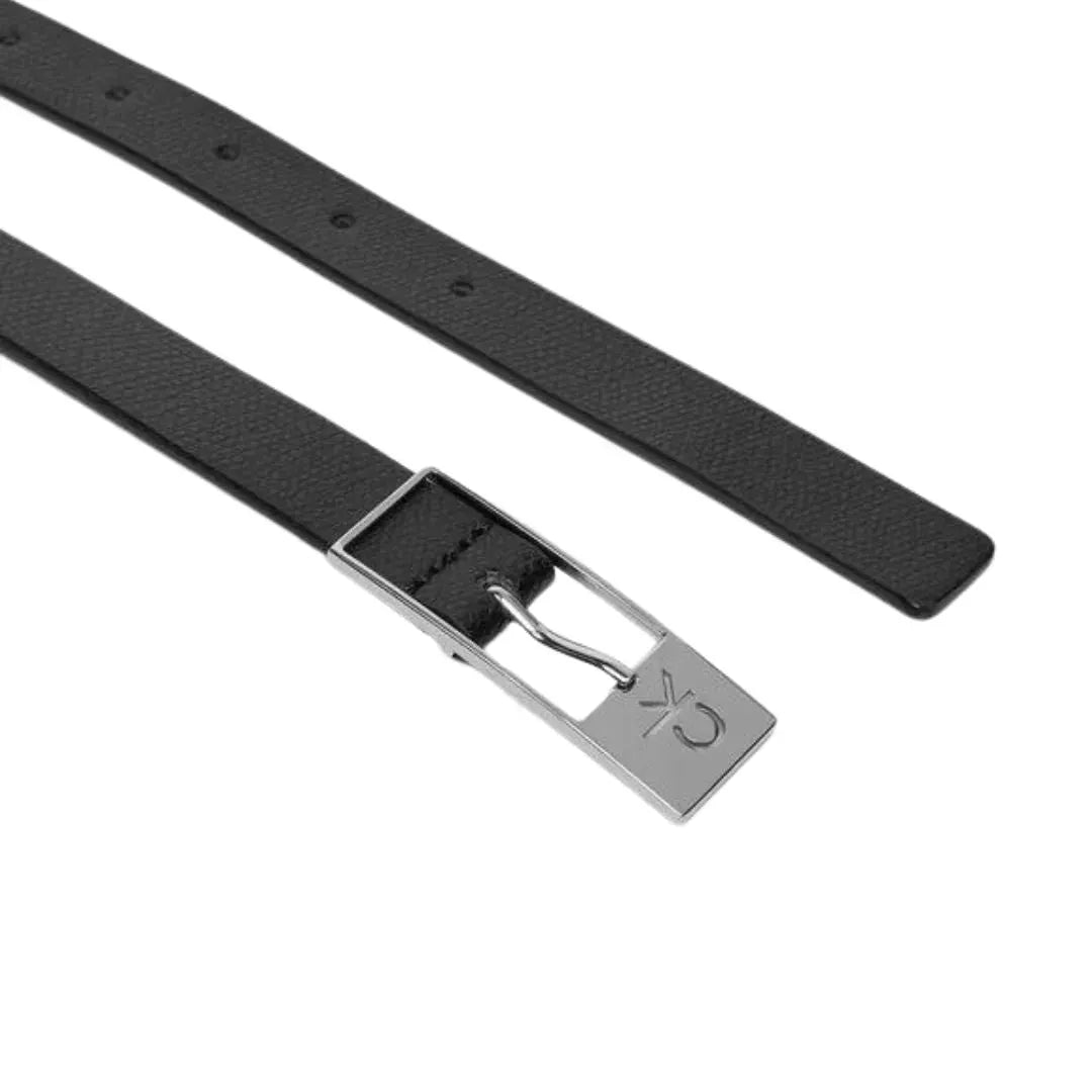 CK CUT SQUARE BUCKLE 2.0_CAVIAR K60K612864 BEH