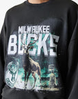 NBA WASHED GRPHC OS CREW MILBUC WHG