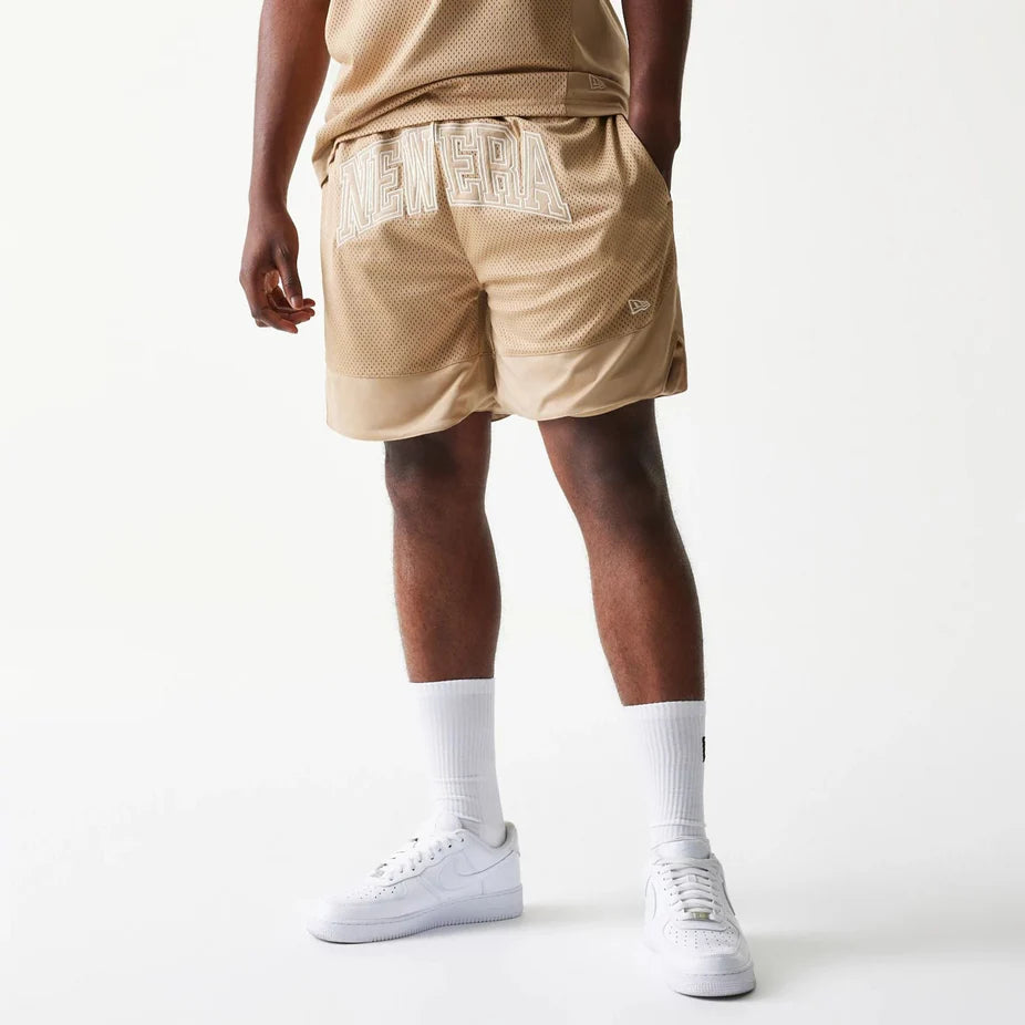 NEW ERA SHORTS LIGHT BEIGE 60771545