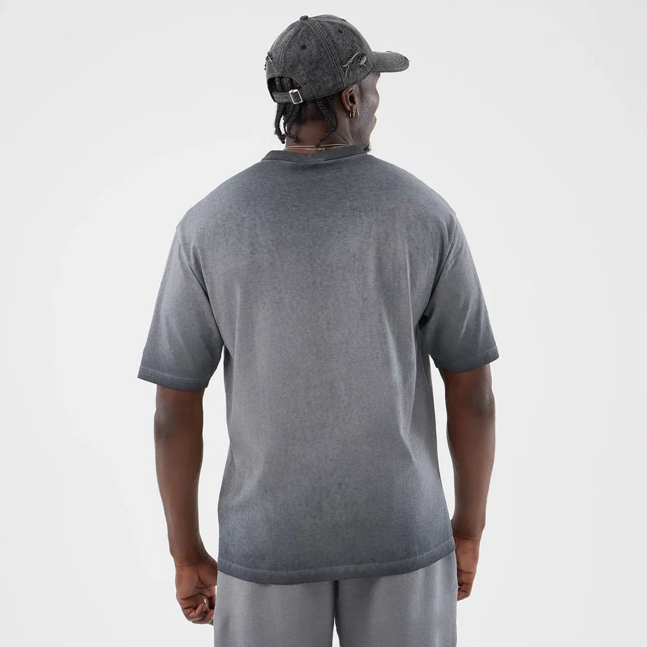 60856162 MLB Washed Logo Tee NY Yankees - BLK