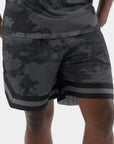 60856200 AOP Mesh Short New Era - BLK