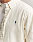 חולצת קורדרוי שמנת Polo Ralph Lauren — 710853123 509, מבט 4