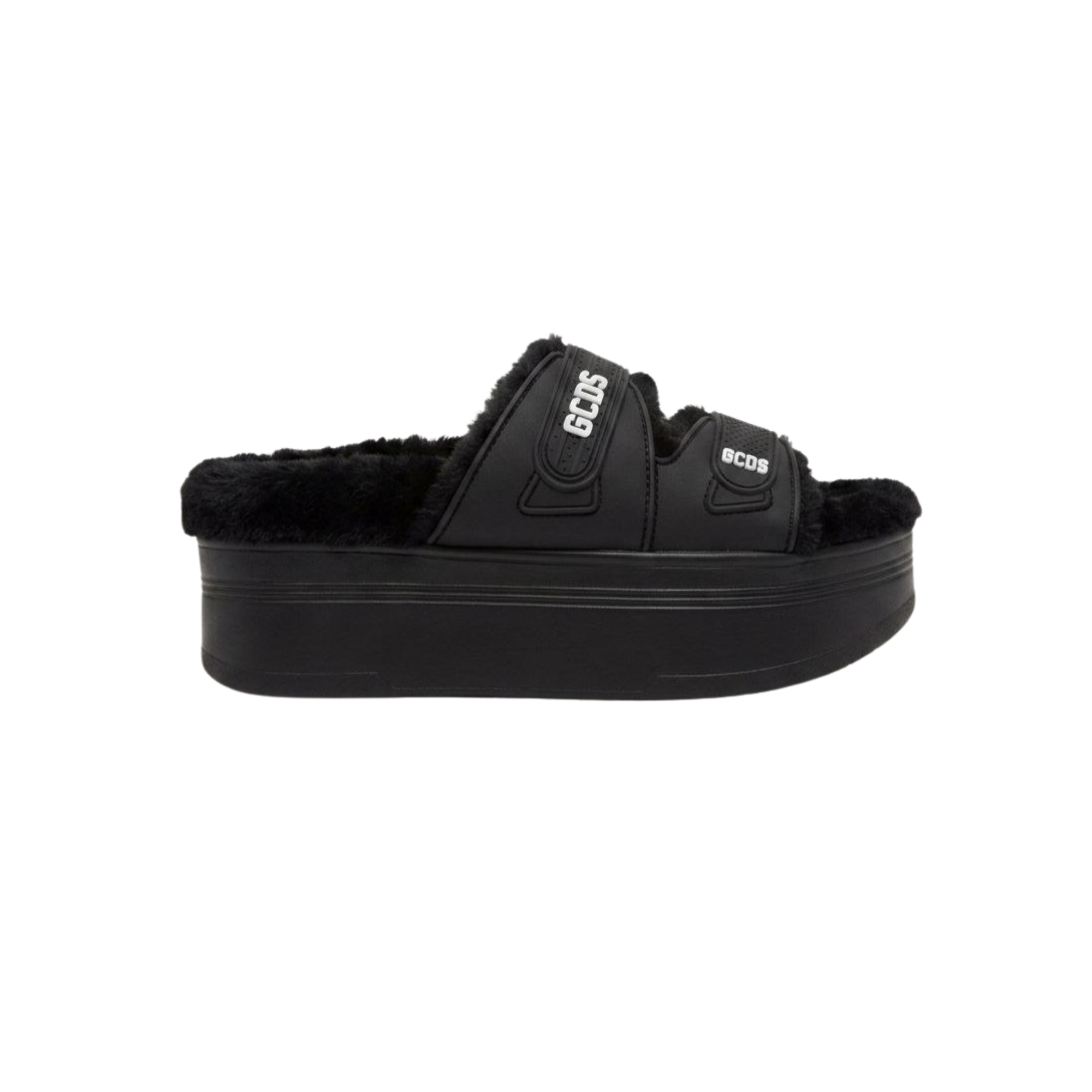 GCDS כפכף לנשים GC262WF16-001 BLACK