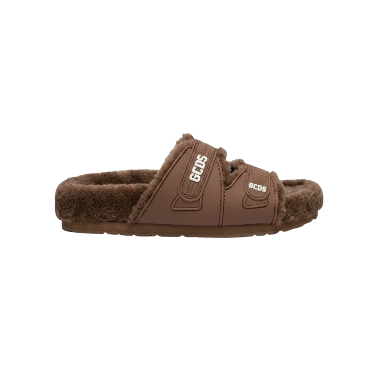 GCDS כפכף לנשים GC262WF15-001 BROWN