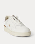 סניקרס Polo Ralph Lauren Masters Court לבן חום — 809P15528 001, מבט 2