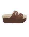 GCDS כפכף לנשים GC262WF16-033 BROWN