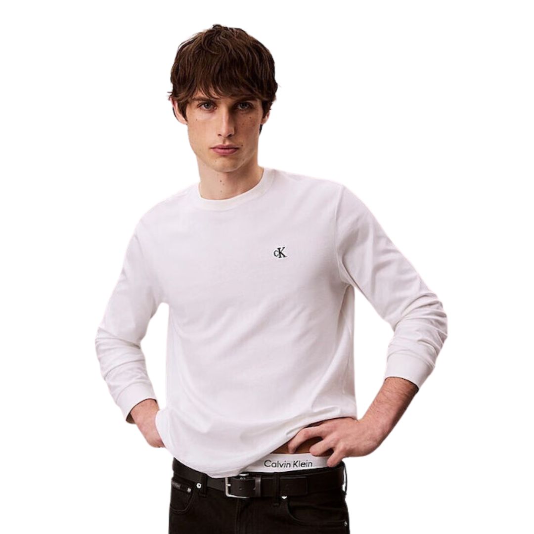 CK LV04RD247G YAF LS EASY MONOGRAM TEE