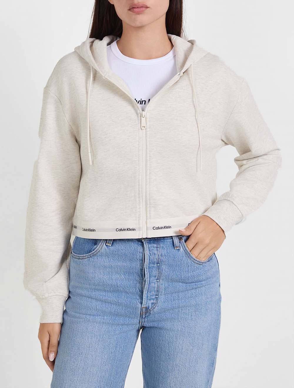 LV047G252G P4P LS TERRY LOGO WAIST CROPPED FZ H