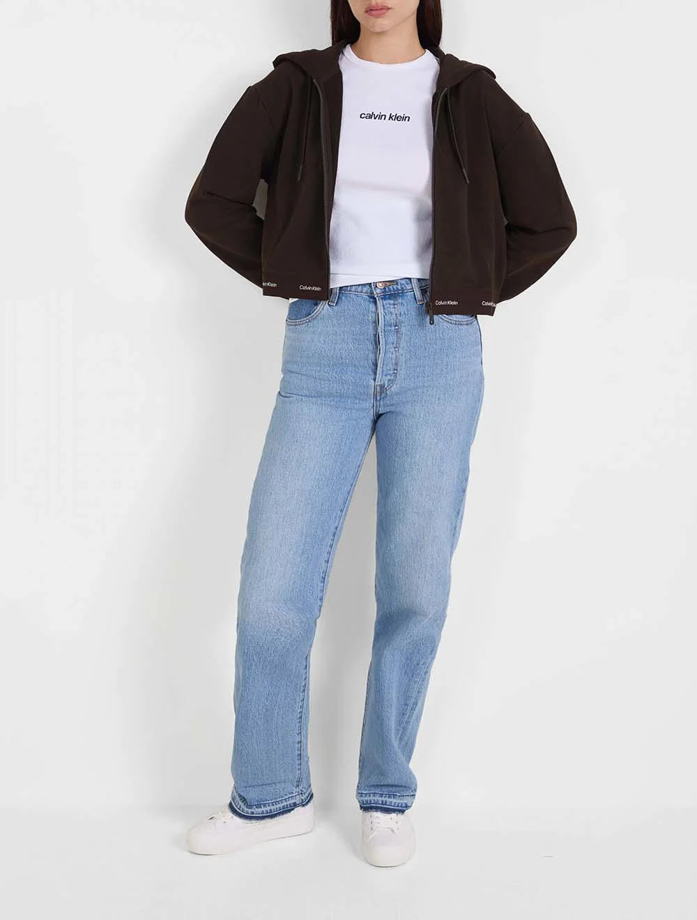 LV047G252G TO2 LS TERRY LOGO WAIST CROPPED FZ H