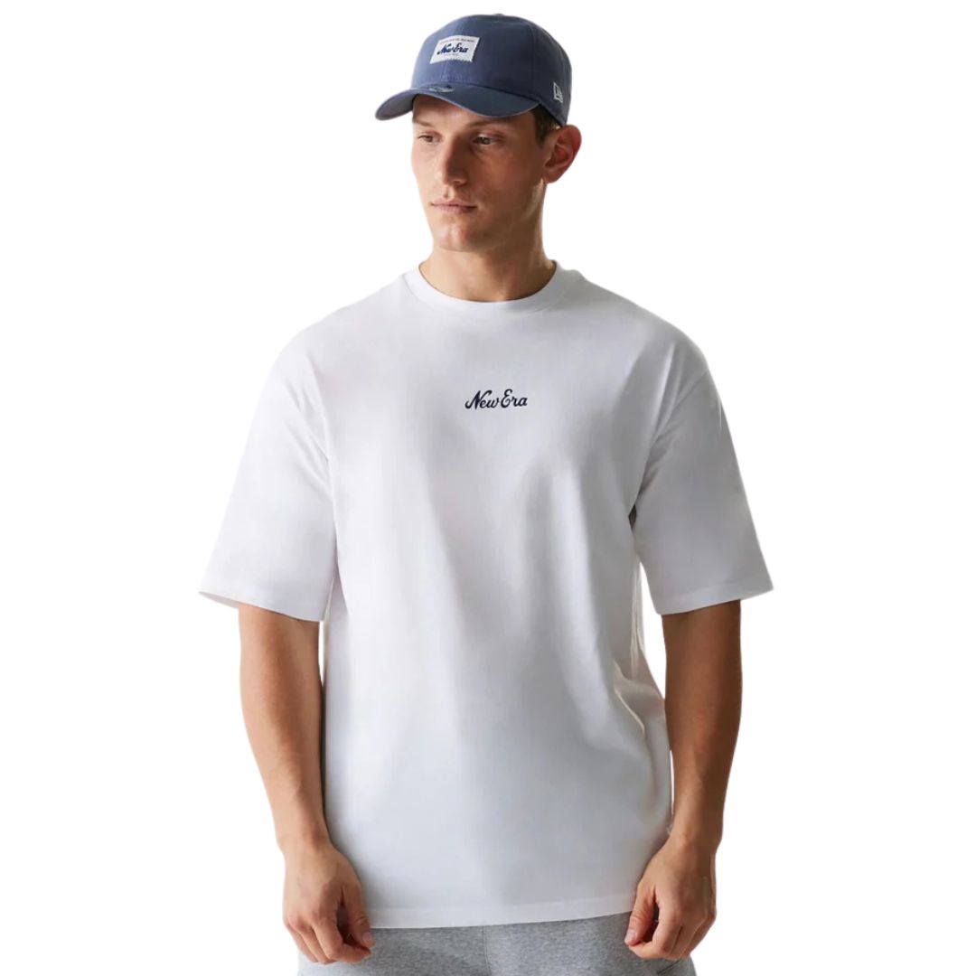 NE TRUCKER PTCH OS TEE NEWERA WHI