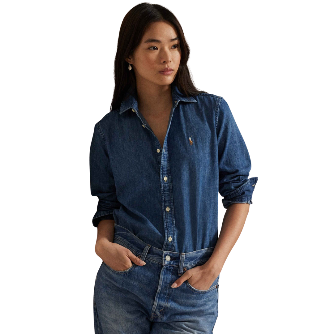 211969458 001 LS CRLTE ST-LONG SLEEVE-BUTTON FRONT