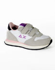 GIRL ALLY SOLID NYLON BABY - White — נעלי ילדים