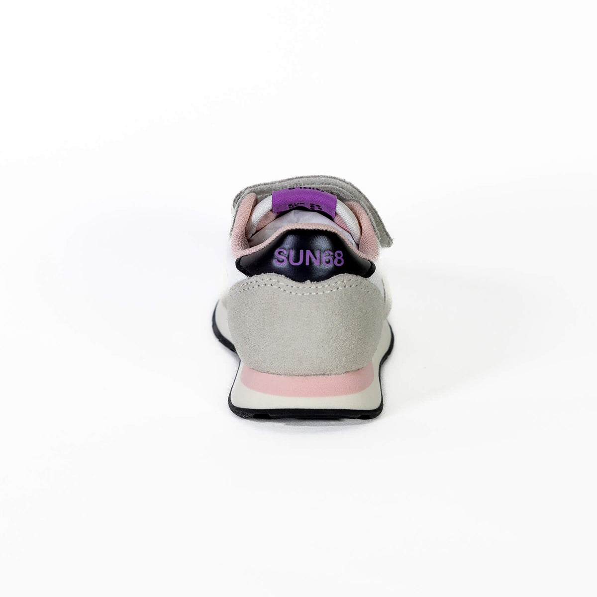 GIRL ALLY SOLID NYLON BABY - White — נעלי ילדים