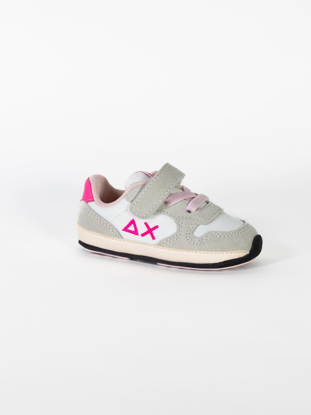 GIRL ALLY SOLID NYLON NEW BORN-BIANCO — נעלי ילדים — לבן