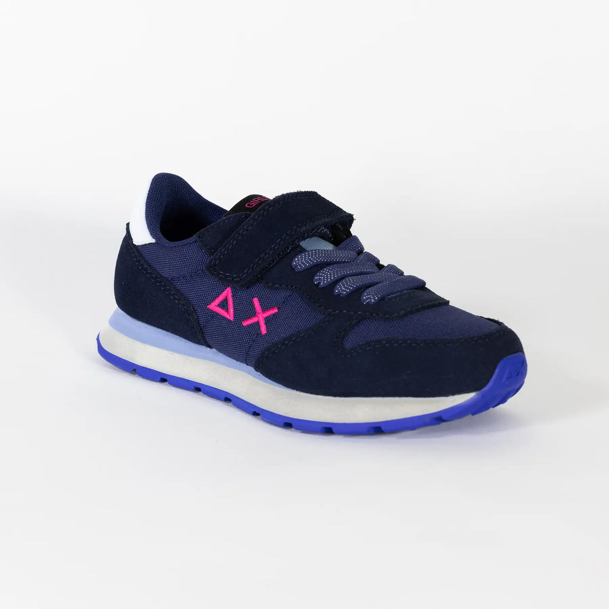 GIRL ALLY SOLID NYLON KID - Navy Blue — נעלי ילדים