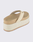 RFA70001T 002 BEIGE כפכף פלטפורמה