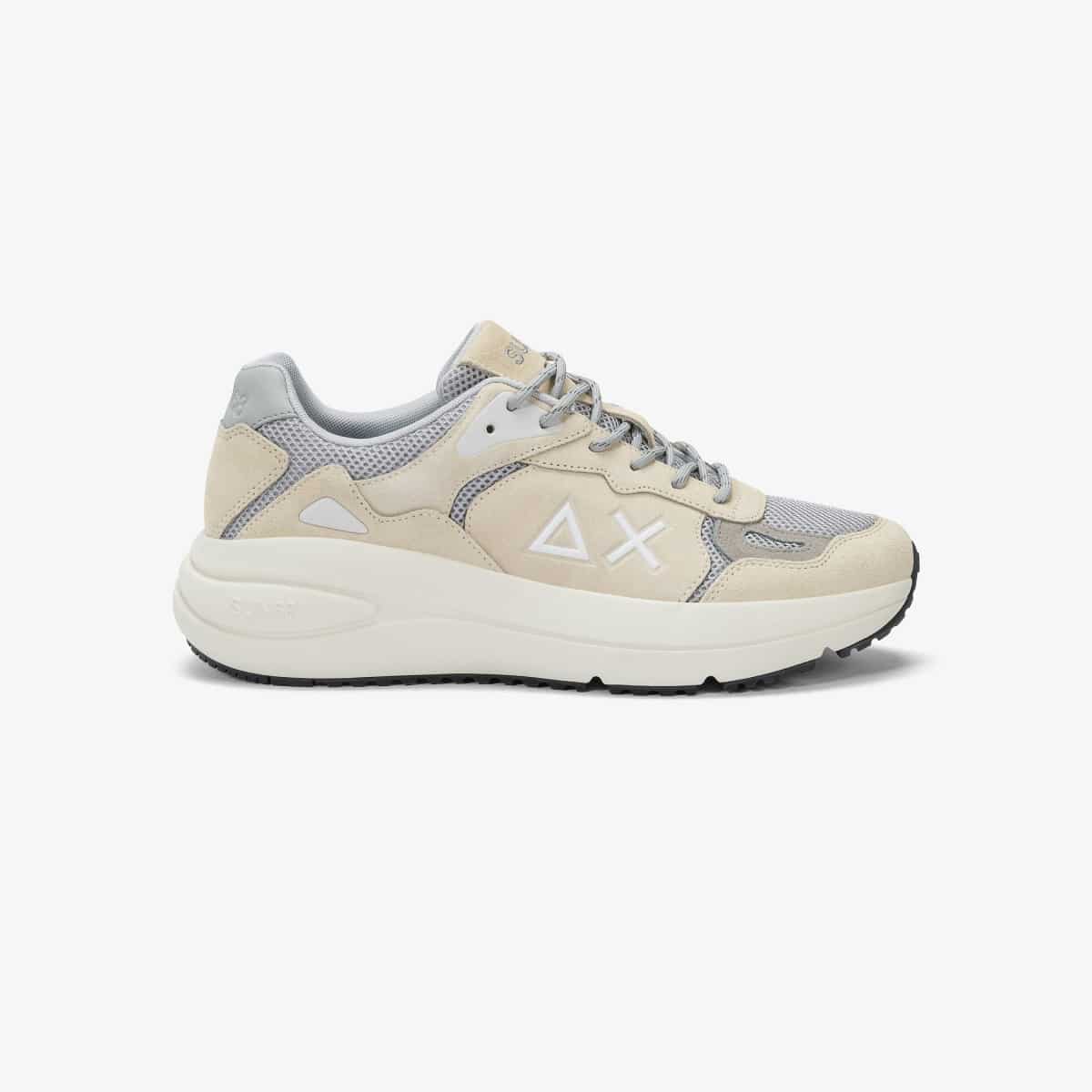 JUPITER SUEDE BIANCO PANNA — סניקרס לגברים