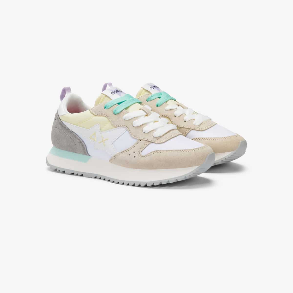 STARGIRL MULTICOLOR OFF WHITE — סניקרס לנשים
