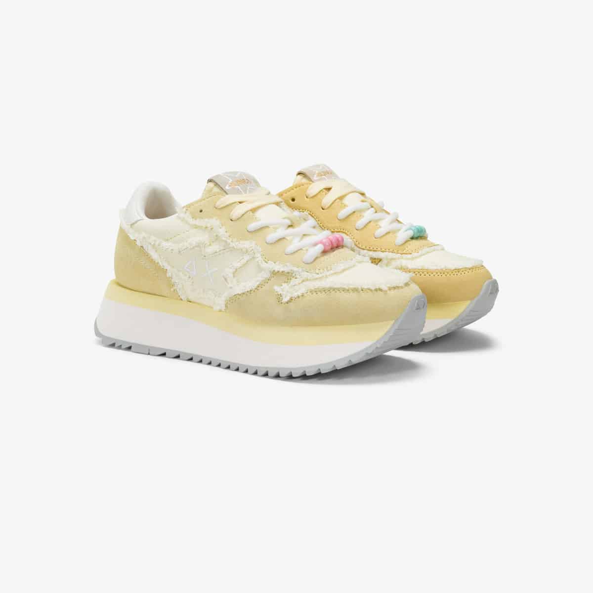 BIG STARGIRL CANVAS LEMON — סניקרס לנשים