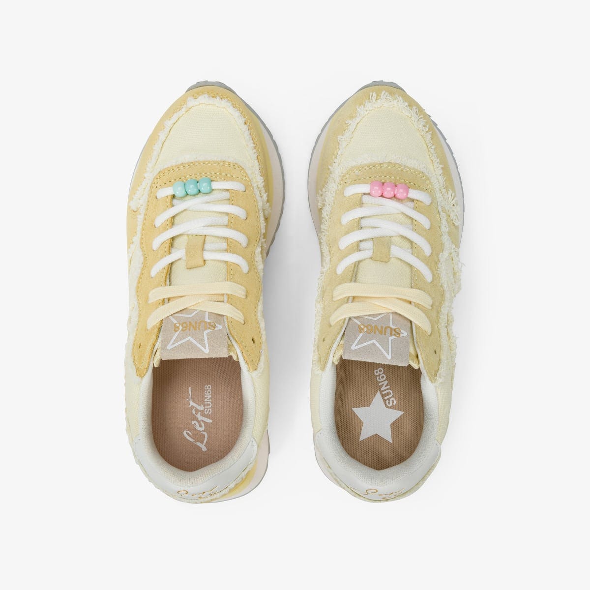 BIG STARGIRL CANVAS LEMON — סניקרס לנשים