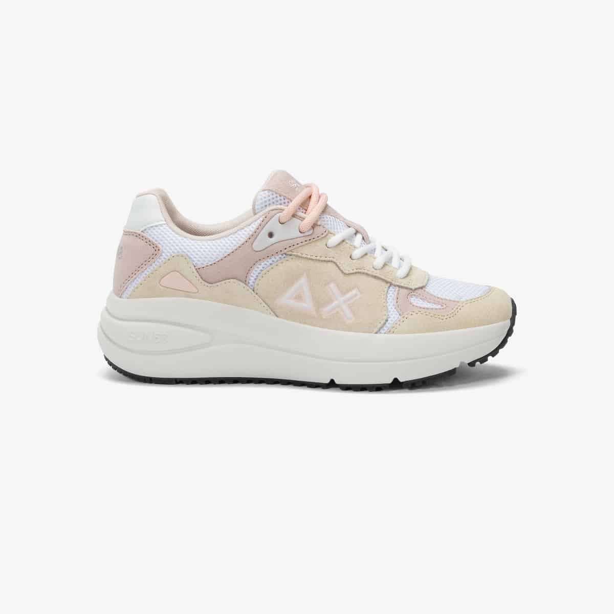 VENUS SUEDE OFF WHITE — סניקרס לנשים