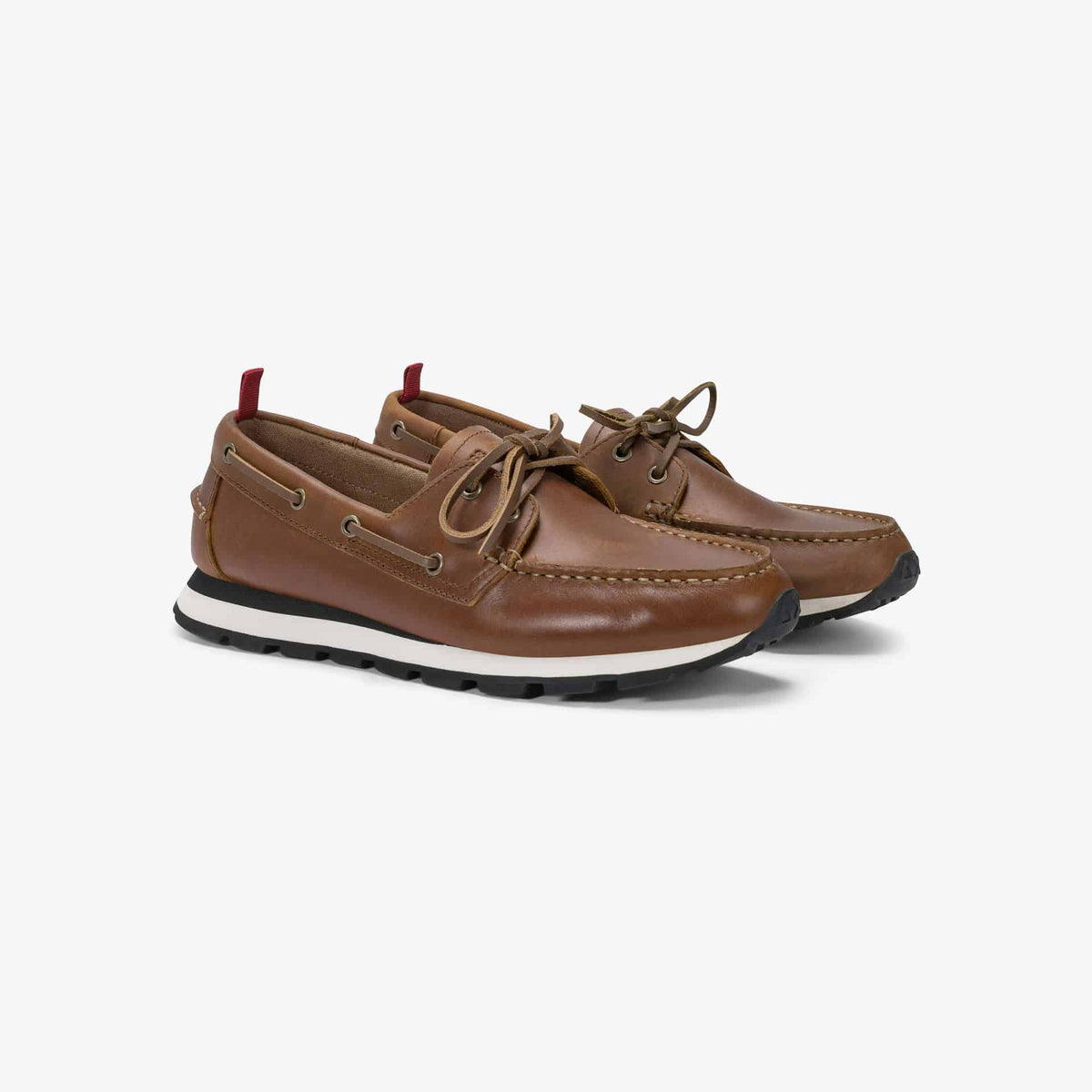 TOM BARCA LEATHER - BROWN — מוקסין לגברים