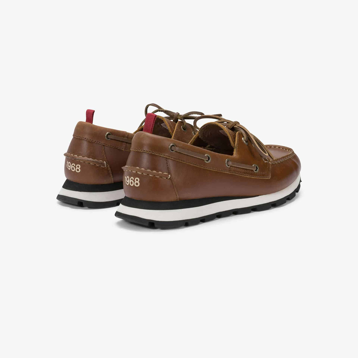 TOM BARCA LEATHER - BROWN — מוקסין לגברים