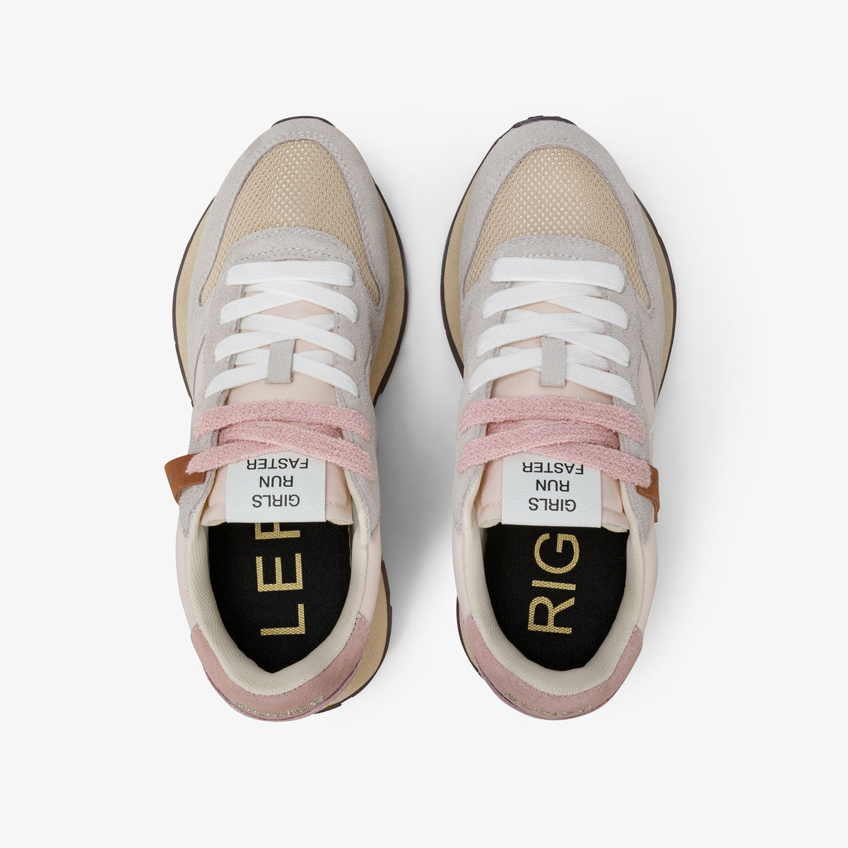 ALLY VINTAGE SNEAKER - PORCELAIN PINK — סניקרס לנשים