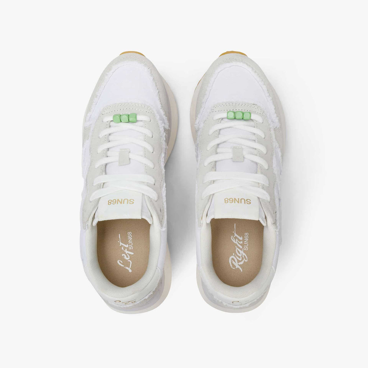 BIG STARGIRL CANVAS - WHITE — סניקרס לנשים