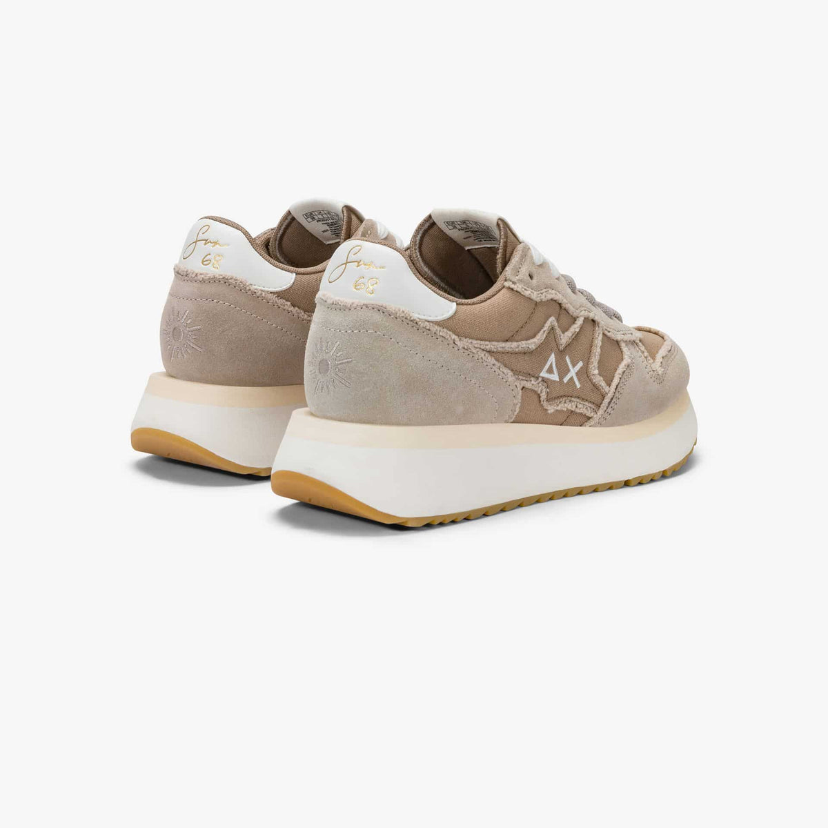 BIG STARGIRL CANVAS - STONE GREY — סניקרס לנשים