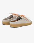CALIFORNIA SUN SUEDE SABOT - OFF WHITE — כפכפים לנשים