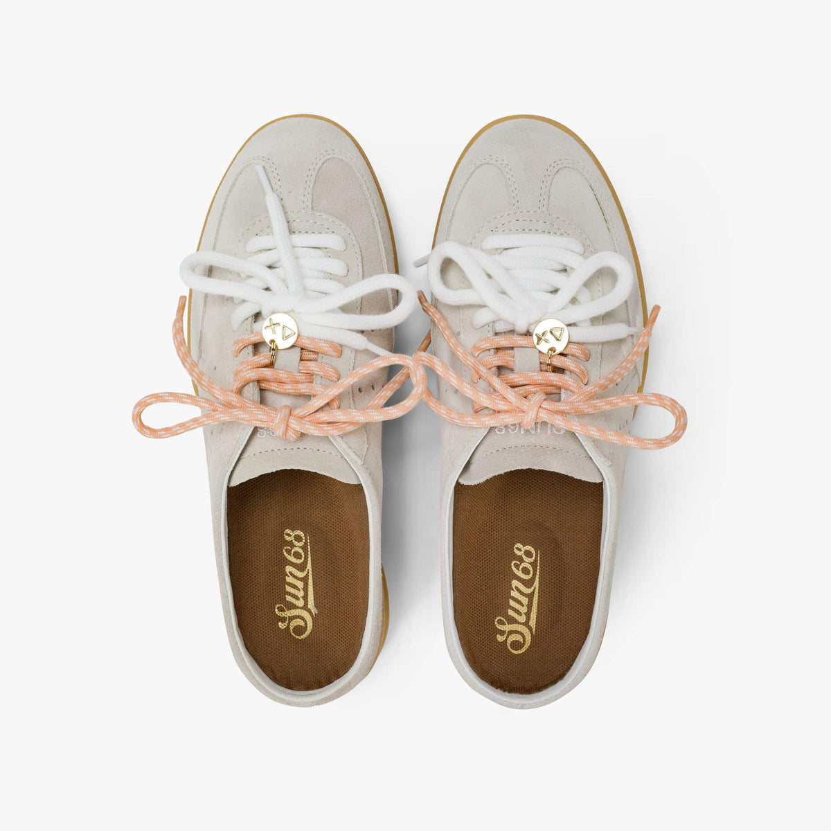 CALIFORNIA SUN SUEDE SABOT - OFF WHITE — כפכפים לנשים