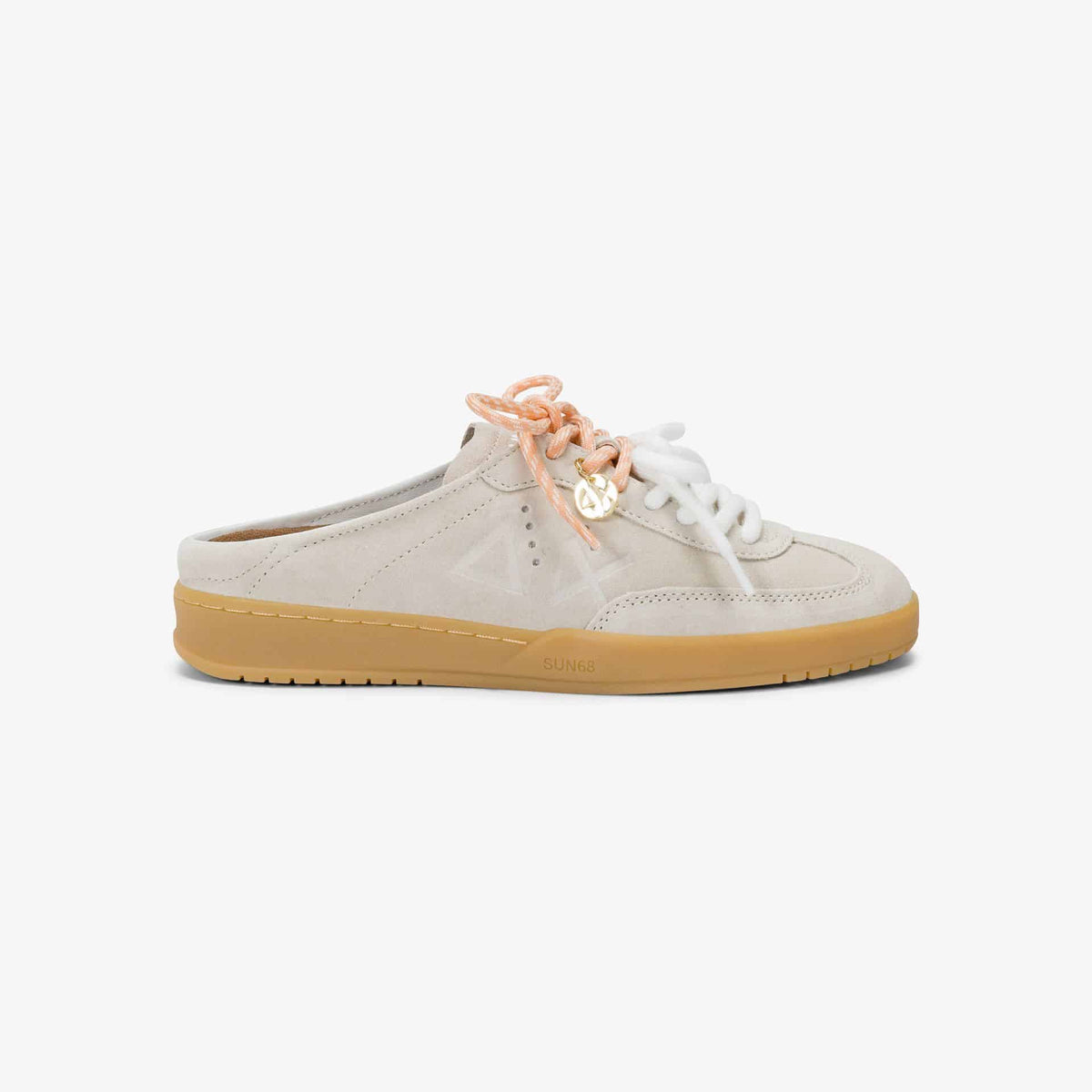 CALIFORNIA SUN SUEDE SABOT - OFF WHITE — כפכפים לנשים