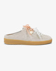 CALIFORNIA SUN SUEDE SABOT - OFF WHITE — כפכפים לנשים