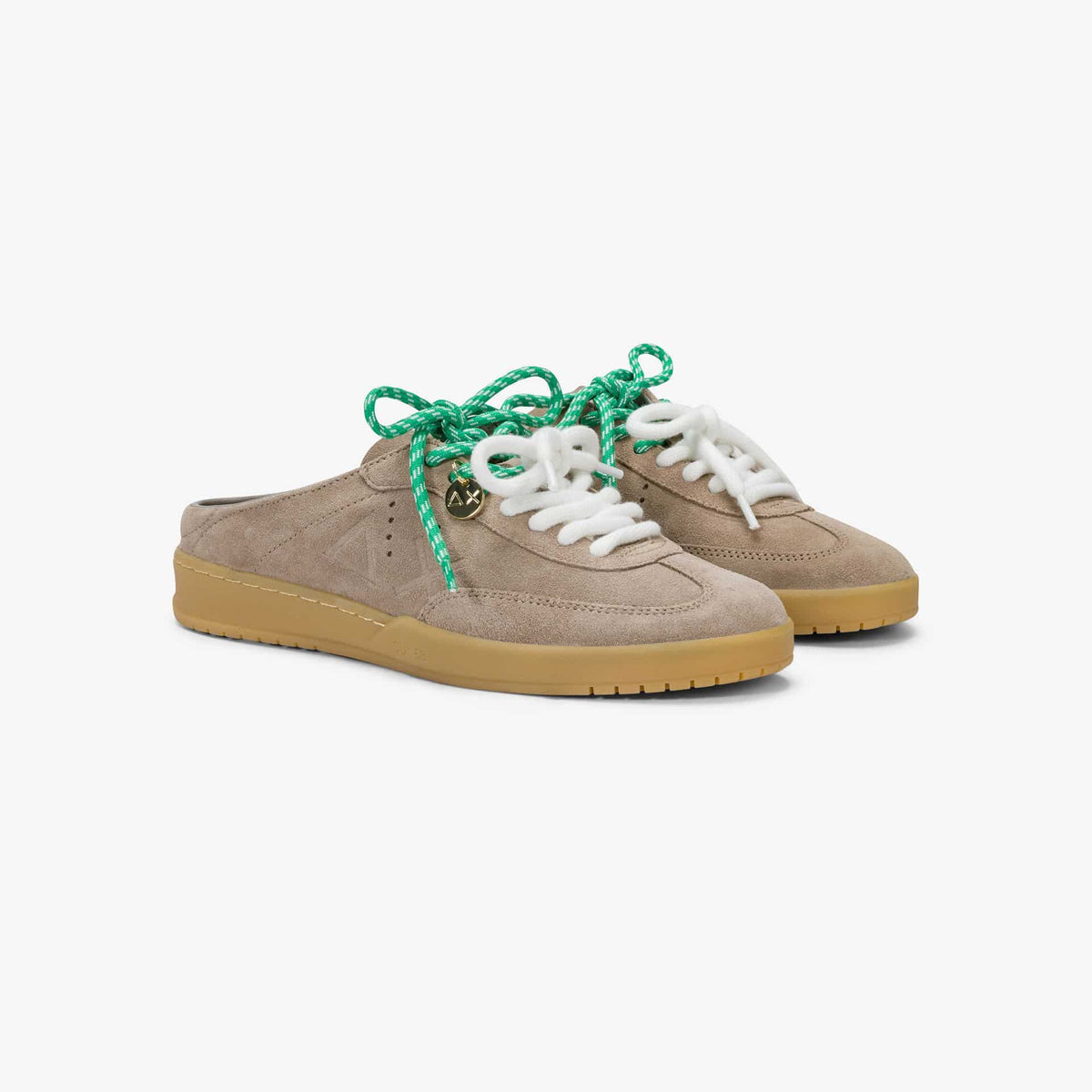 CALIFORNIA SUN SUEDE SABOT - STONE GREY — כפכפים לנשים