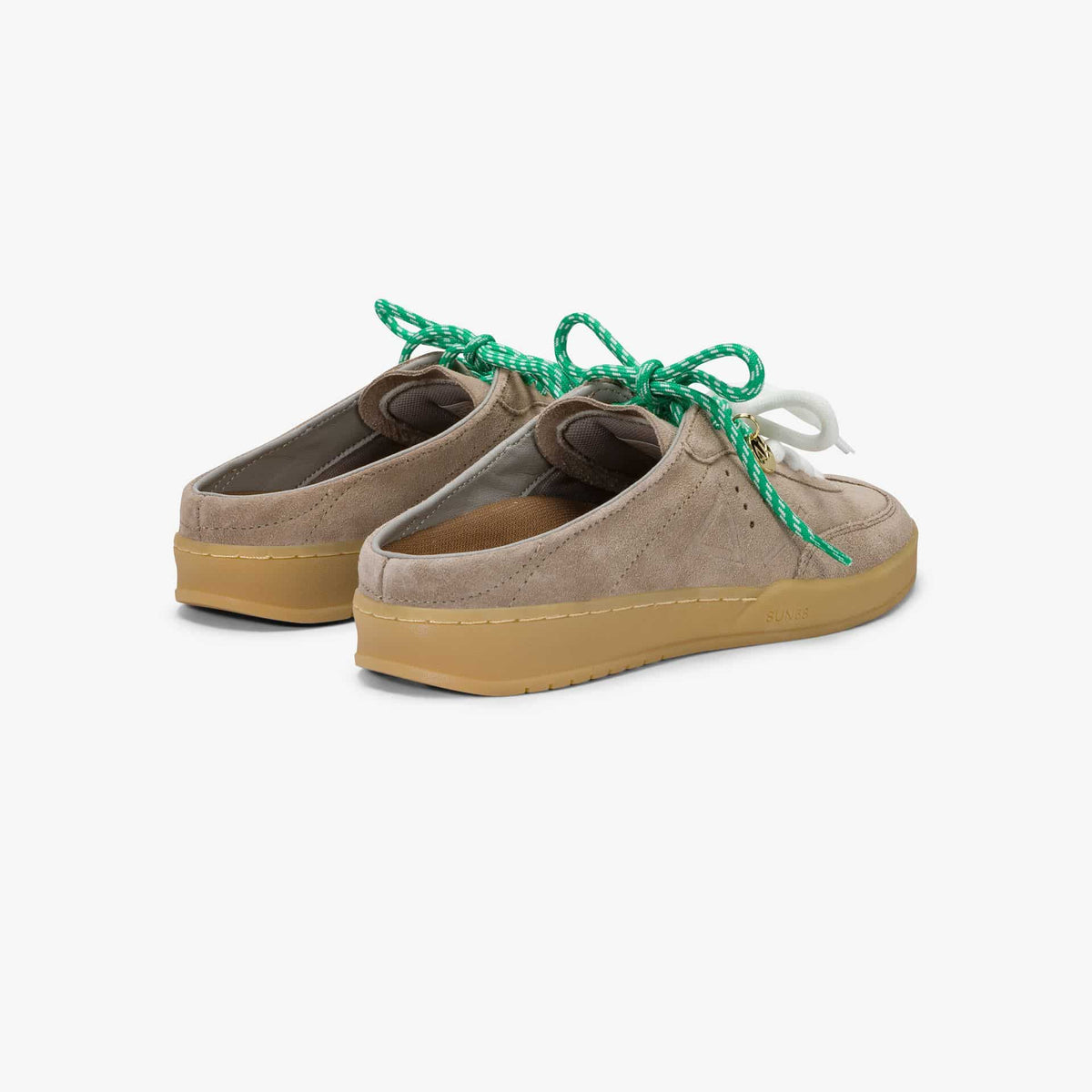 CALIFORNIA SUN SUEDE SABOT - STONE GREY — כפכפים לנשים