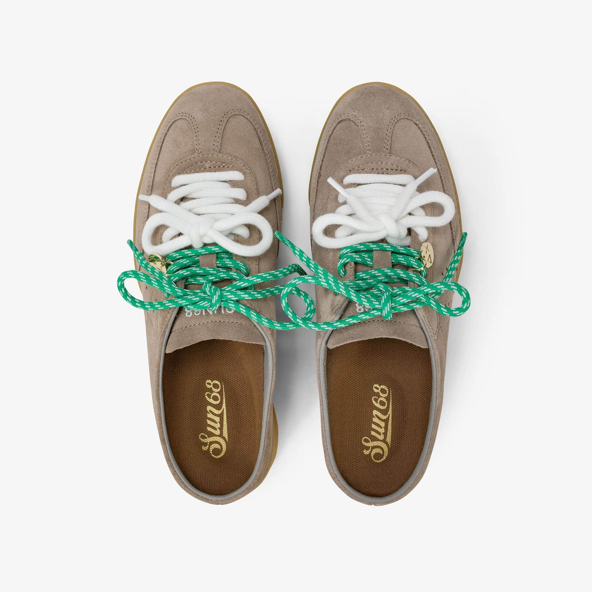 CALIFORNIA SUN SUEDE SABOT - STONE GREY — כפכפים לנשים