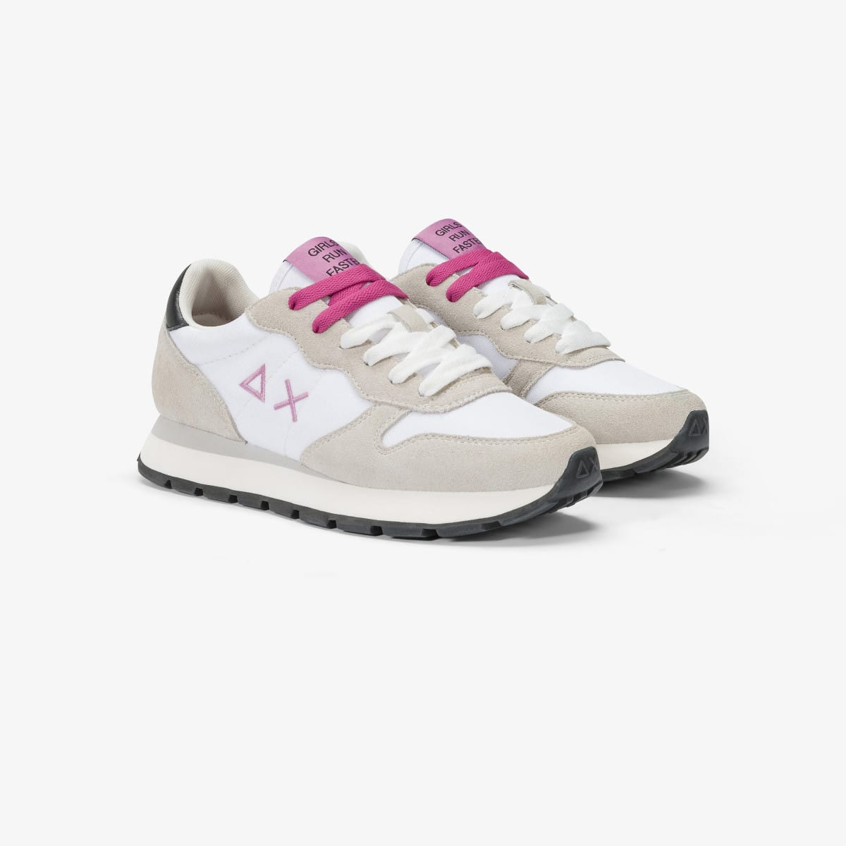 ALLY SOLID NYLON - White — סניקרס לנשים