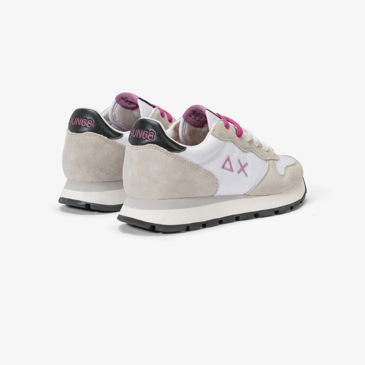 ALLY SOLID NYLON - White — סניקרס לנשים